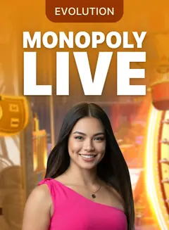 Monopoly Live entre los títulos de 1win